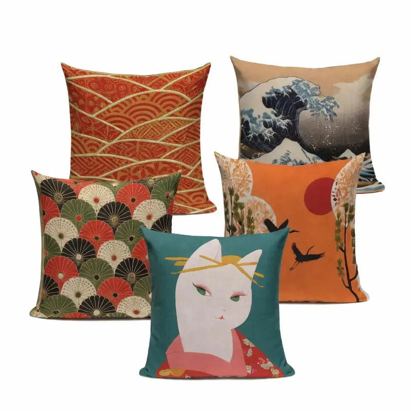 Housses de Coussin Japonaises - Yoka