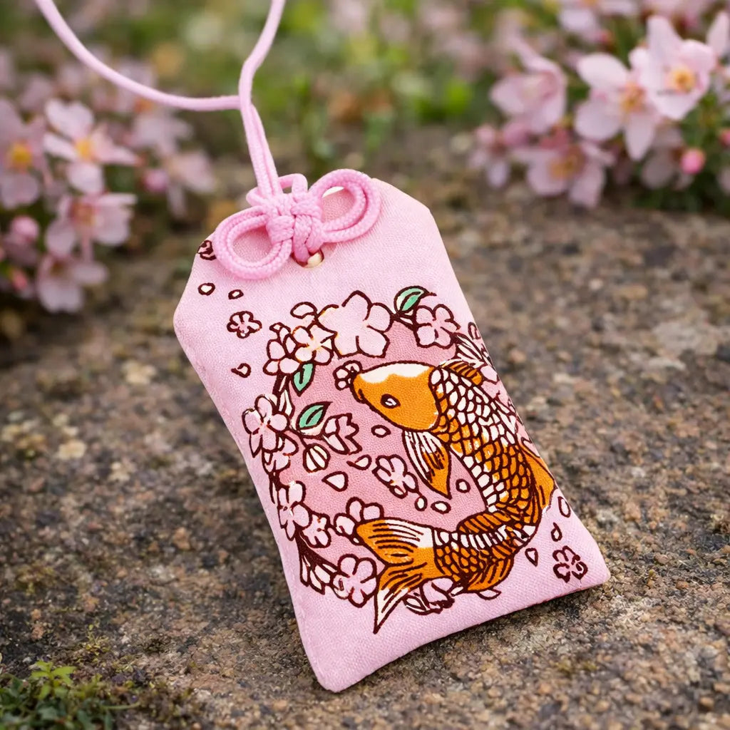 Omamori Japonais Carpe Koï Yoka
