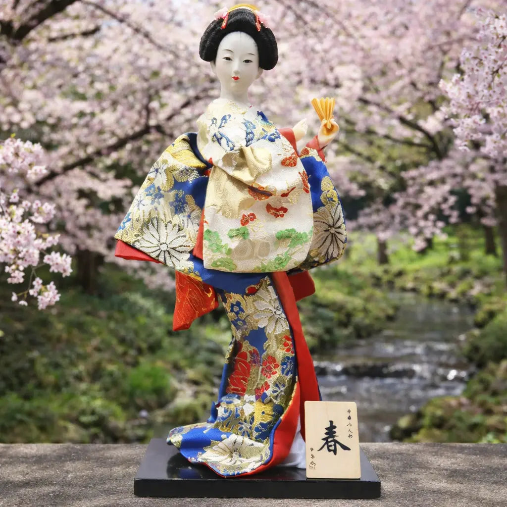 Figurine Geisha Kimono Moyō Yoka