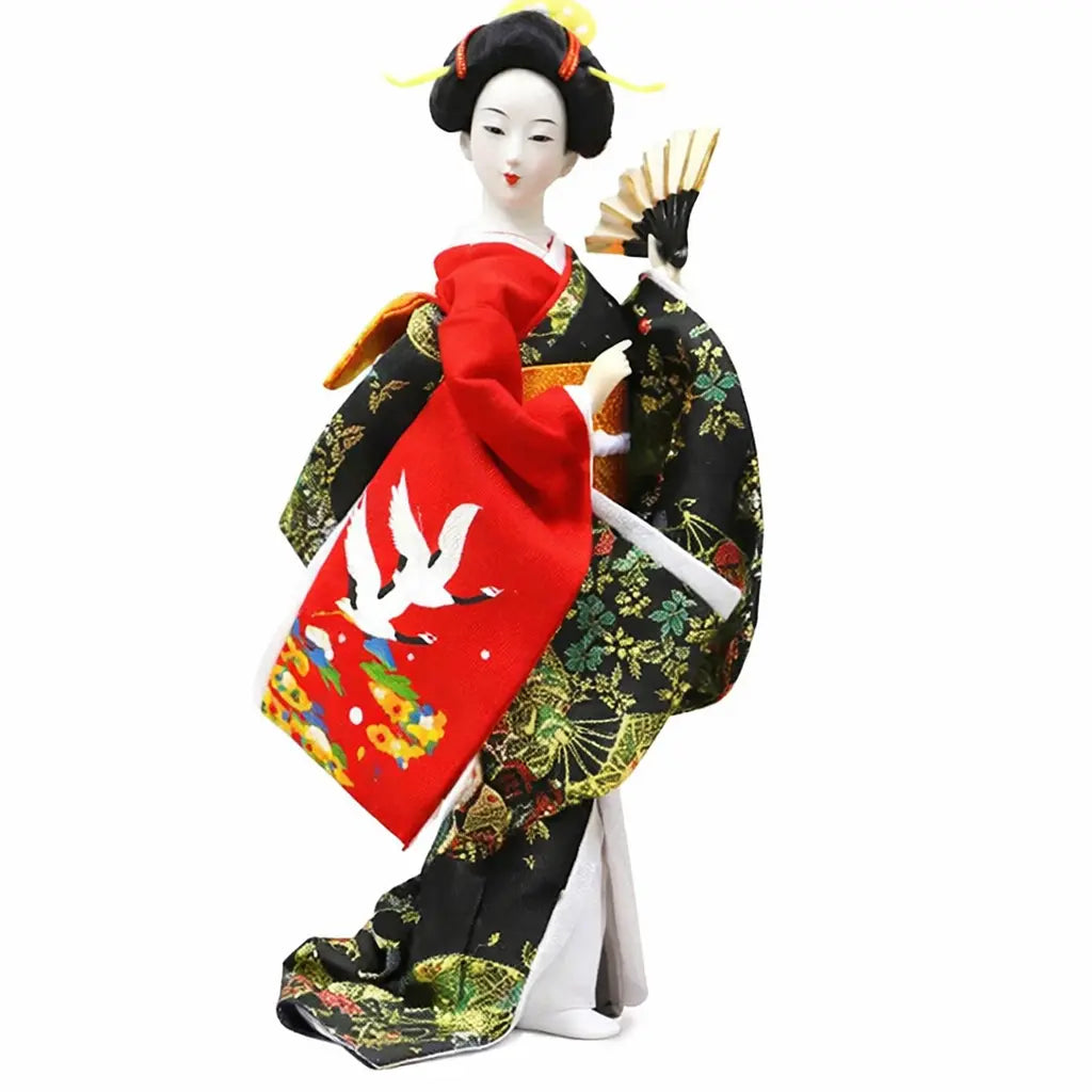 Figurine Geisha Japonaise Kimono Traditionnel - Yoka