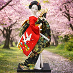 Figurine Geisha Japonaise Kimono Traditionnel - Yoka