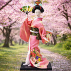 Figurine Geisha Éventail Traditionnel - Yoka