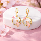 Boucles d'Oreilles Chat Kawaii Yoka
