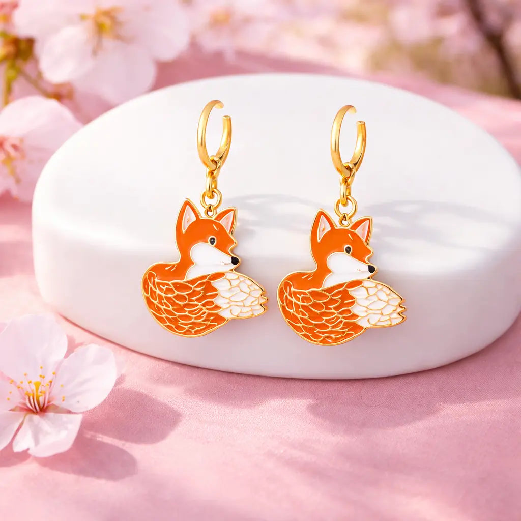 Boucle d'Oreille Kitsune Yoka