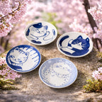 Assiette Céramique Japonaise Chat Yoka