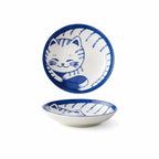 Assiette Céramique Japonaise Chat Yoka
