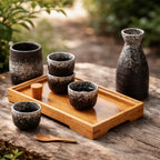 Service à Saké Japonais Céramique Yoka