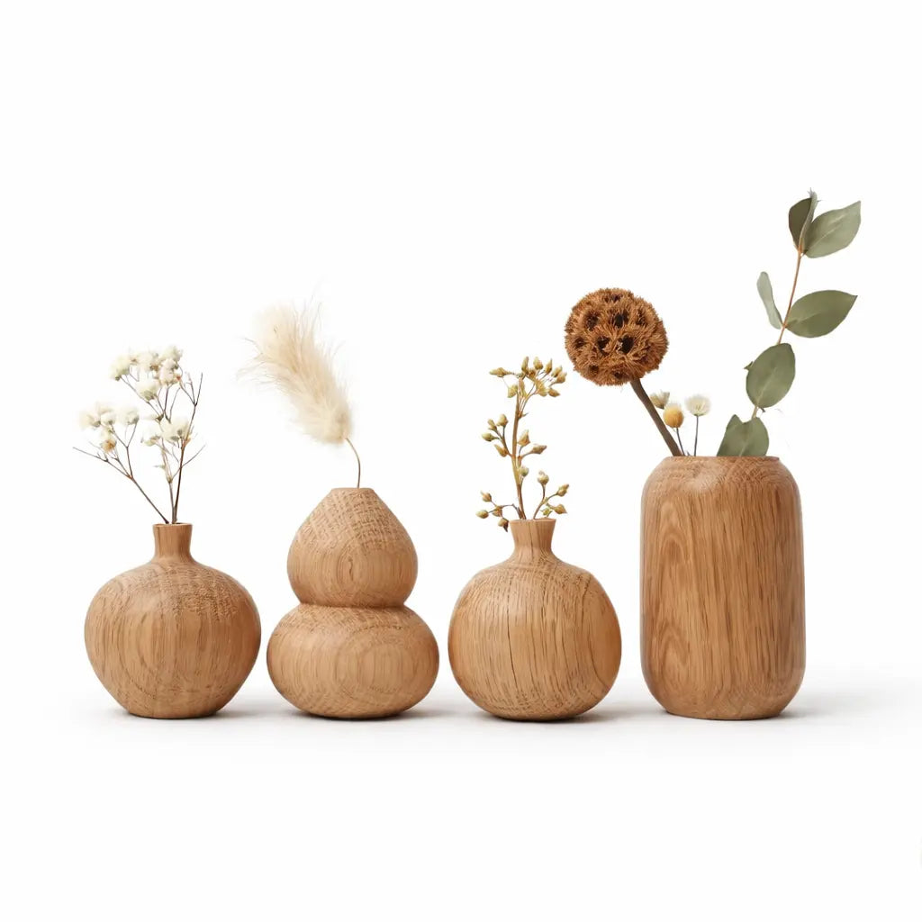 Vase japonais en Bois Yoka