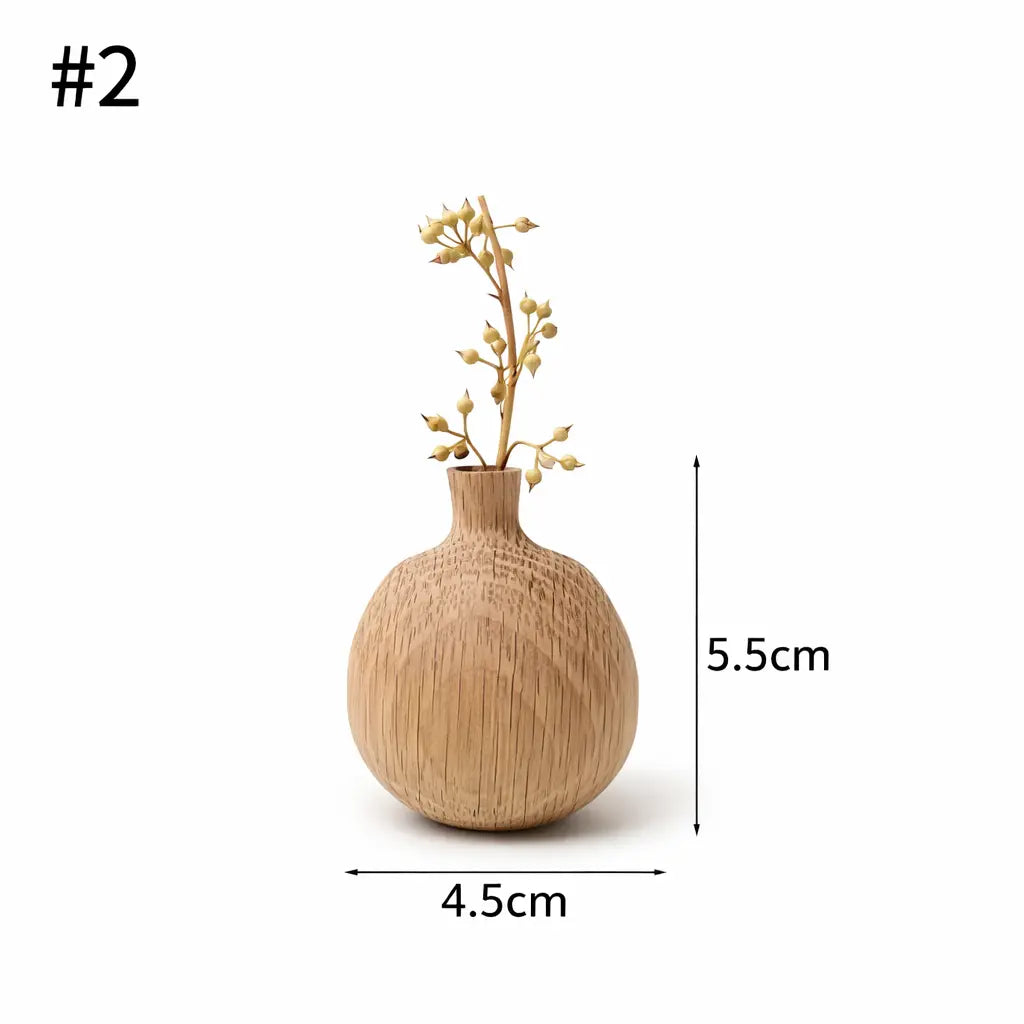 Vase japonais en Bois Yoka