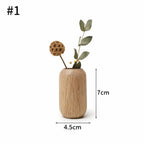 Vase japonais en Bois Yoka