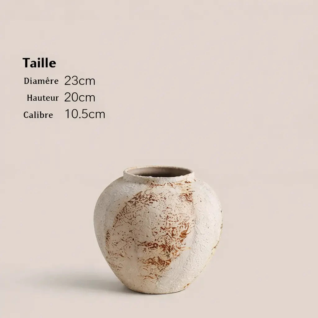 Vase Japonais en Céramique Yoka