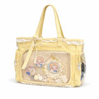 Sac Japonais Bandoulière Transparent Femme Yoka