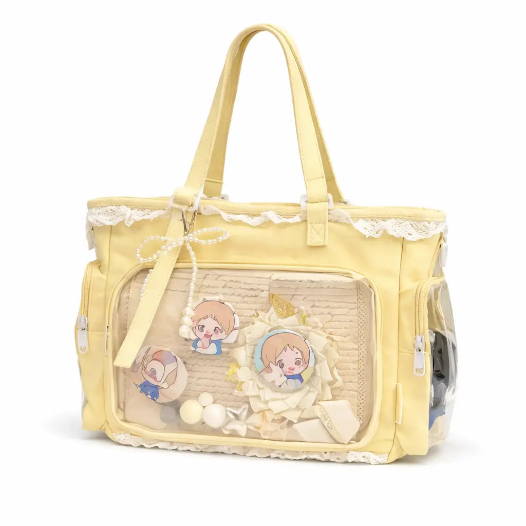 Sac Japonais Bandoulière Transparent Femme Yoka