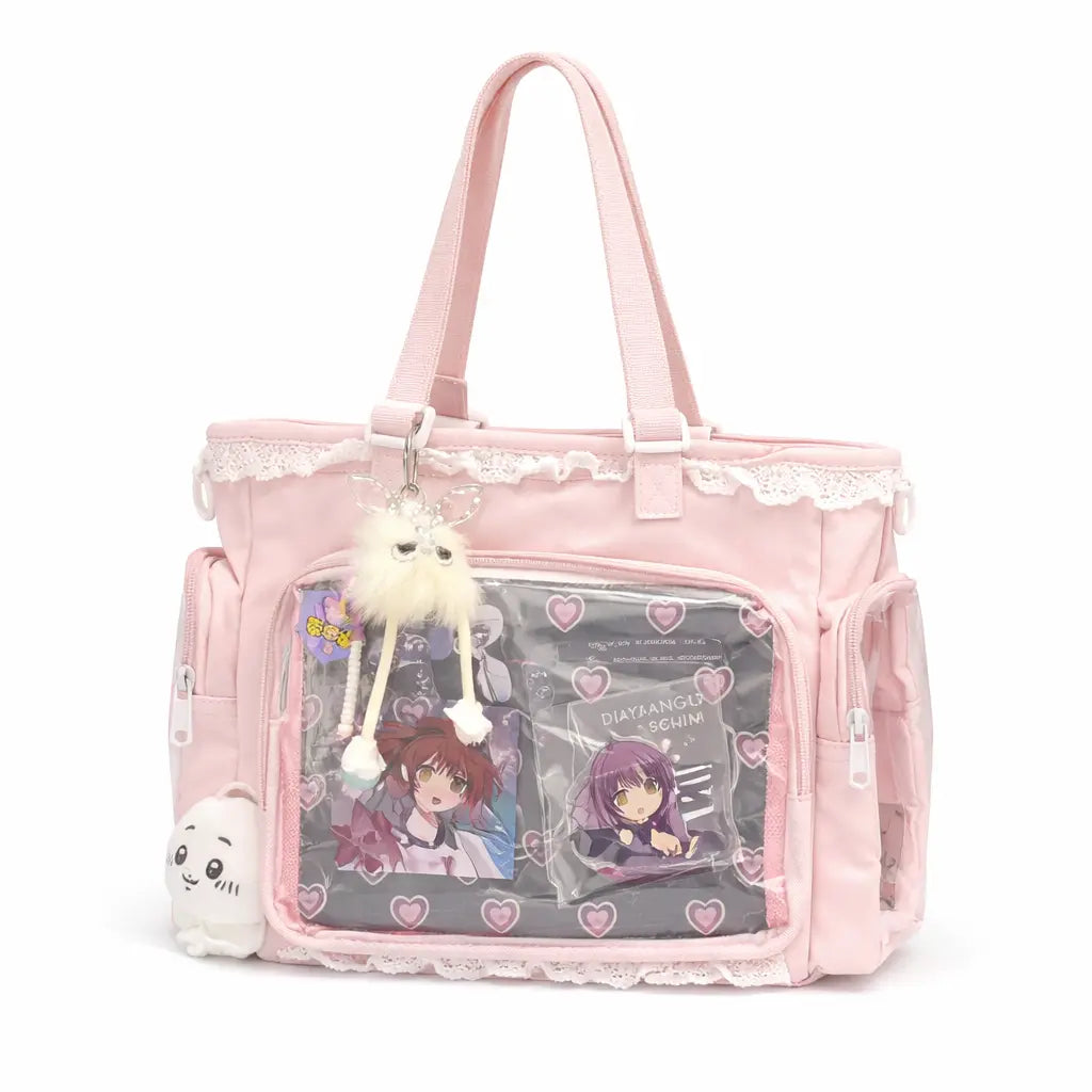 Sac Japonais Bandoulière Transparent Femme Yoka