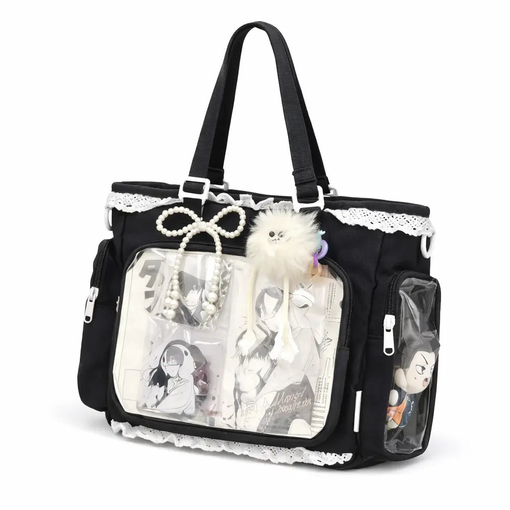 Sac Japonais Bandoulière Transparent Femme Yoka