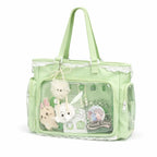 Sac Japonais Bandoulière Transparent Femme Yoka