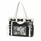 Sac Japonais Bandoulière Transparent Femme Yoka