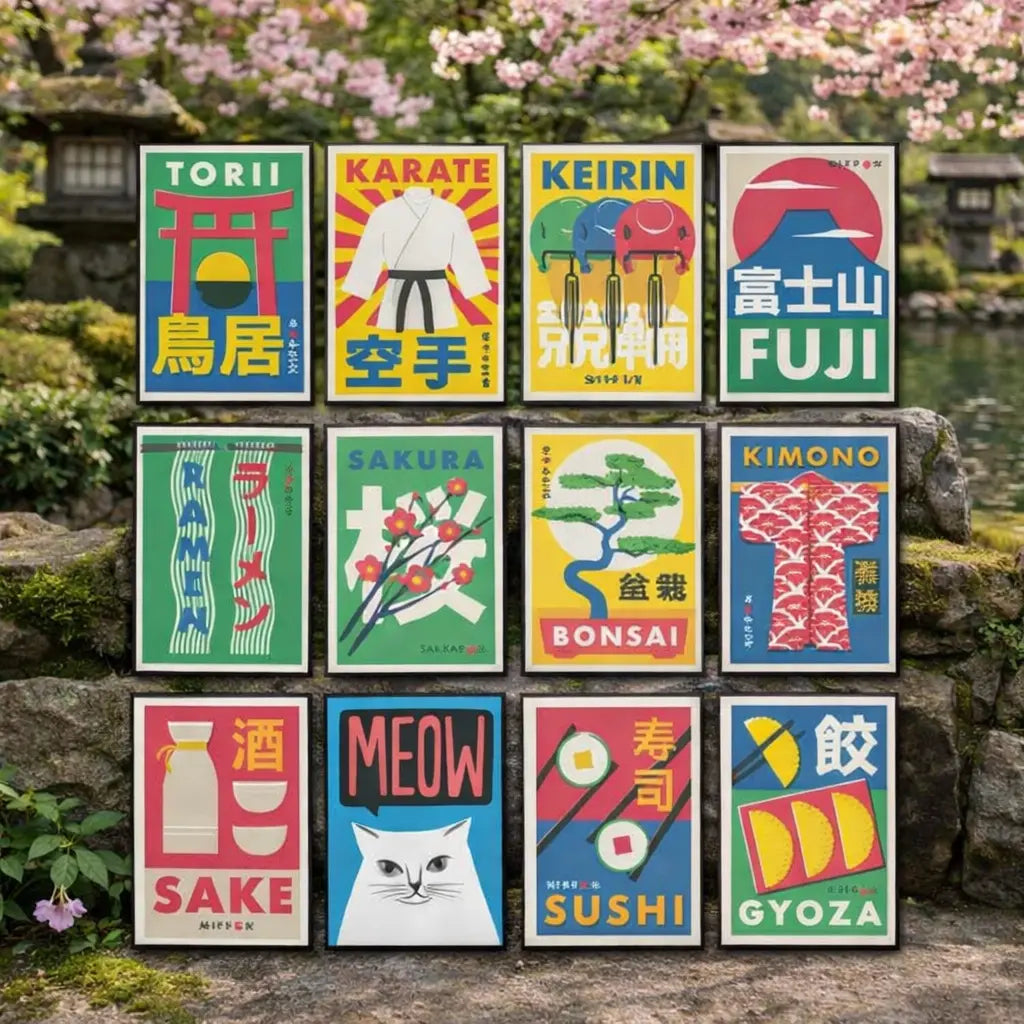 Peinture Japonaise sur Toile Yoka
