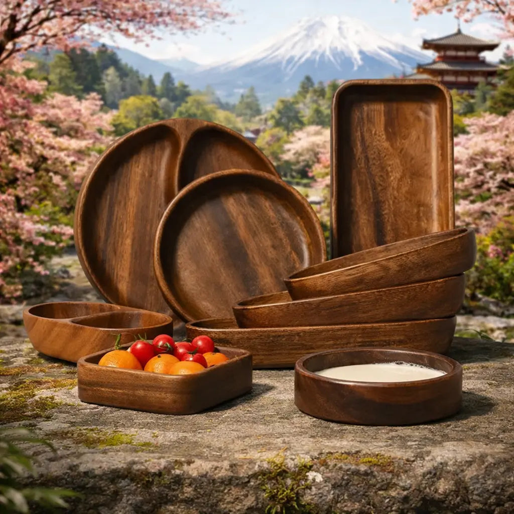 Plateau Japonais en Bois Yoka