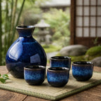 Service à Saké Japonais en Céramique Yoka