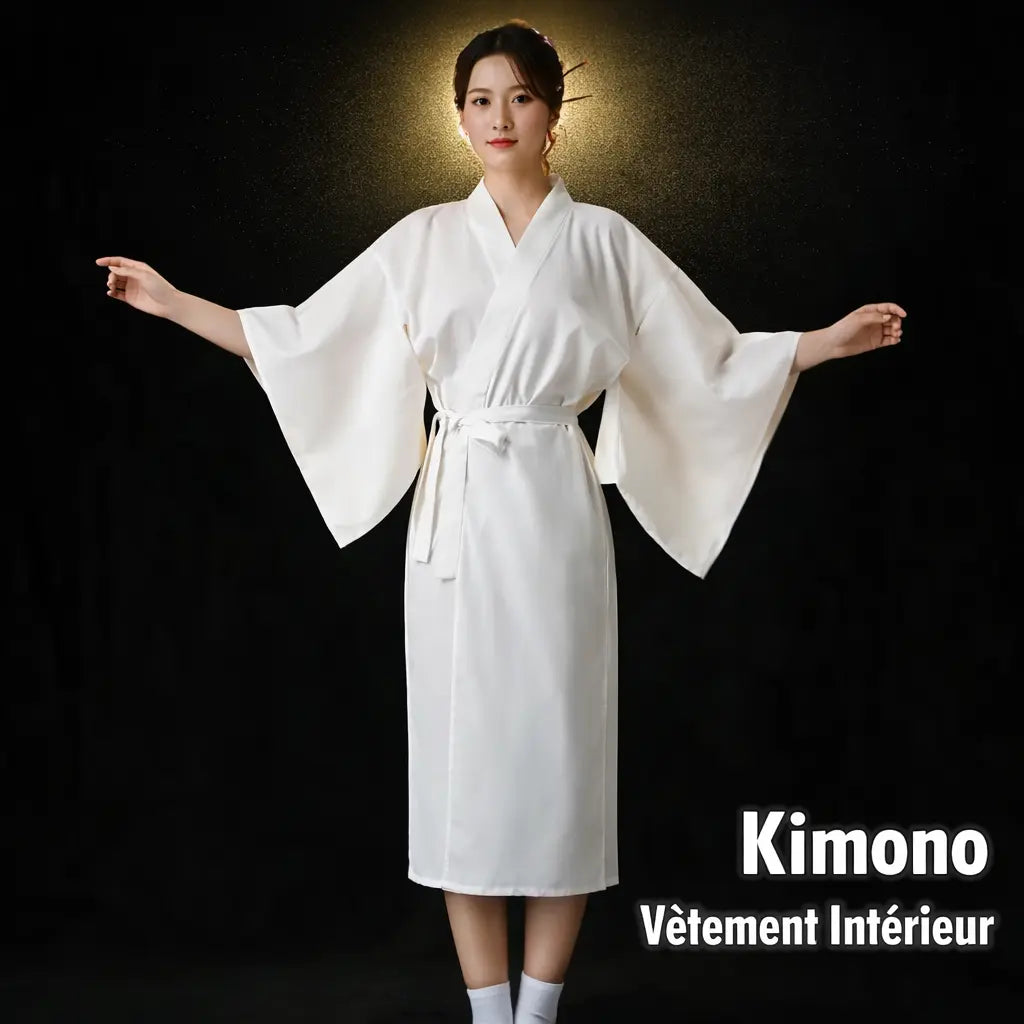 Kimono Traditionnel Japonais Femme Yoka