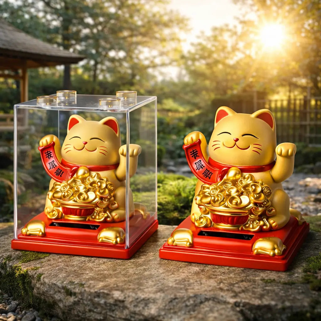 Maneki Neko Japonais solaire Yoka