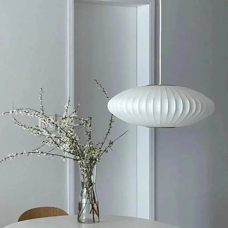 Lampe Japonaise Suspendue en Soie Yoka