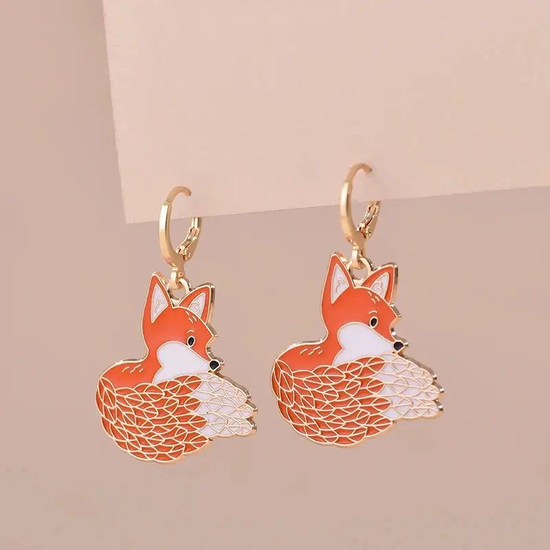 Boucle d'Oreille Kitsune Yoka