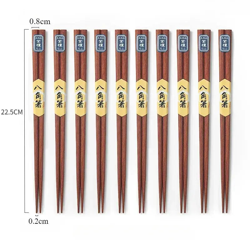 Baguette Japonaise en Bois Marron Yoka