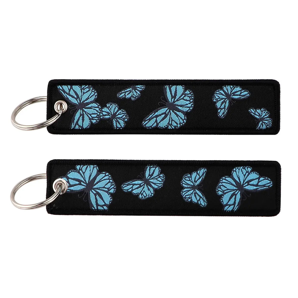 Japanese Key Tag Good Luck Keychains for Car Motorcycles Keys Holder Keyring Women Jet Tag Fashion Jewelry Accessories Gifts Yoka