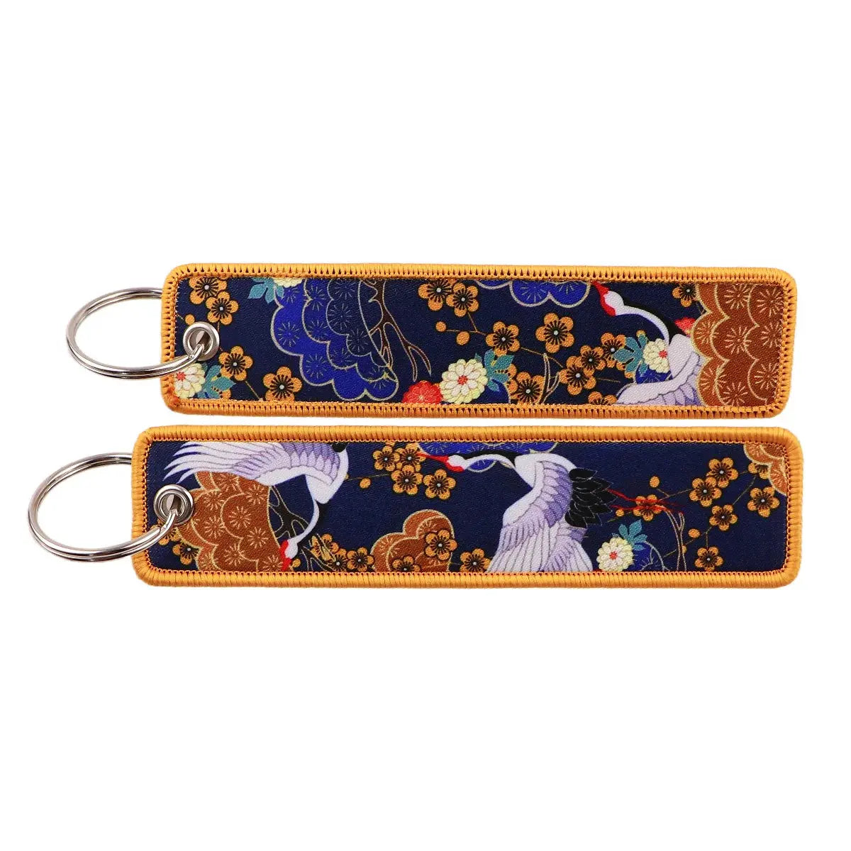 Japanese Key Tag Good Luck Keychains for Car Motorcycles Keys Holder Keyring Women Jet Tag Fashion Jewelry Accessories Gifts Yoka