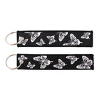 Japanese Key Tag Good Luck Keychains for Car Motorcycles Keys Holder Keyring Women Jet Tag Fashion Jewelry Accessories Gifts Yoka