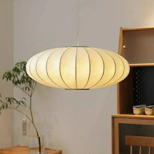 Lampe Japonaise Suspendue en Soie Yoka