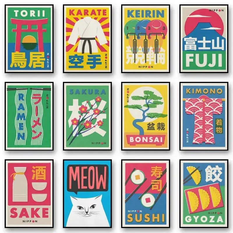Peinture sur Toile Japonaise Yoka