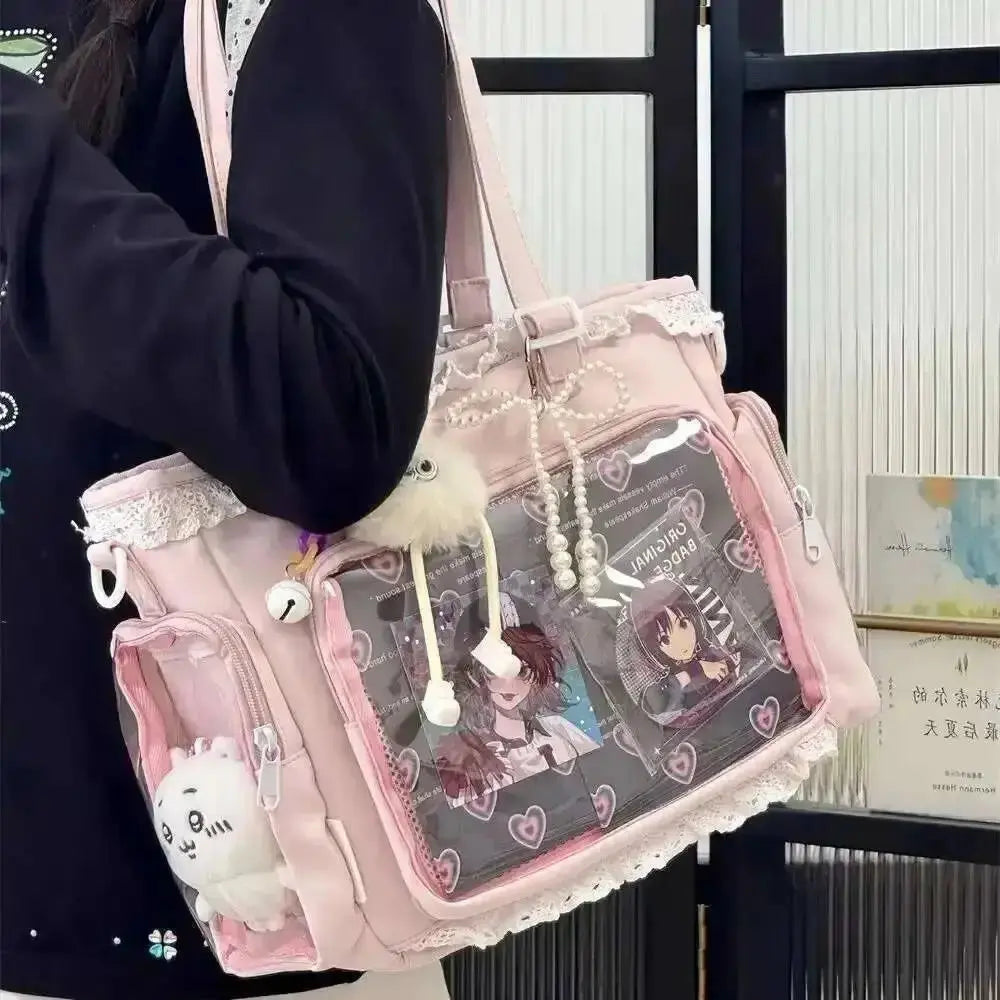 Sac Bandoulière Transparent Femme Yoka