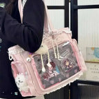Sac Bandoulière Transparent Femme Yoka