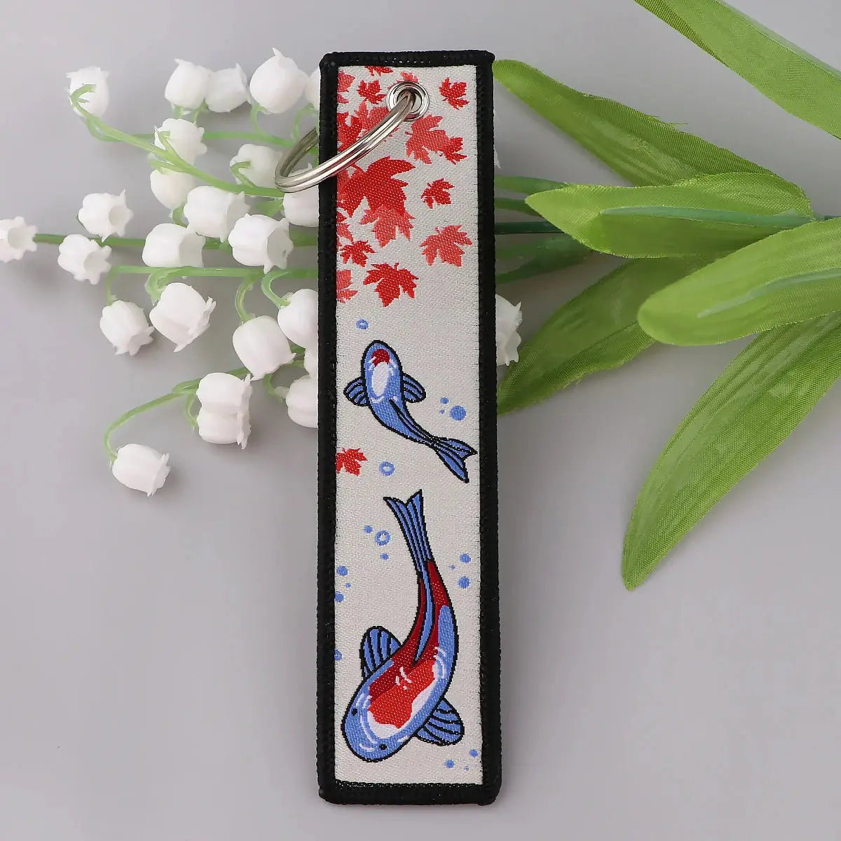 Japanese Key Tag Good Luck Keychains for Car Motorcycles Keys Holder Keyring Women Jet Tag Fashion Jewelry Accessories Gifts Yoka