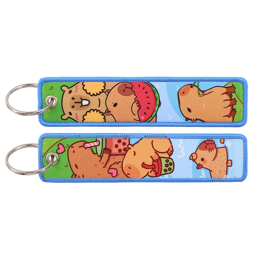 Japanese Key Tag Good Luck Keychains for Car Motorcycles Keys Holder Keyring Women Jet Tag Fashion Jewelry Accessories Gifts Yoka