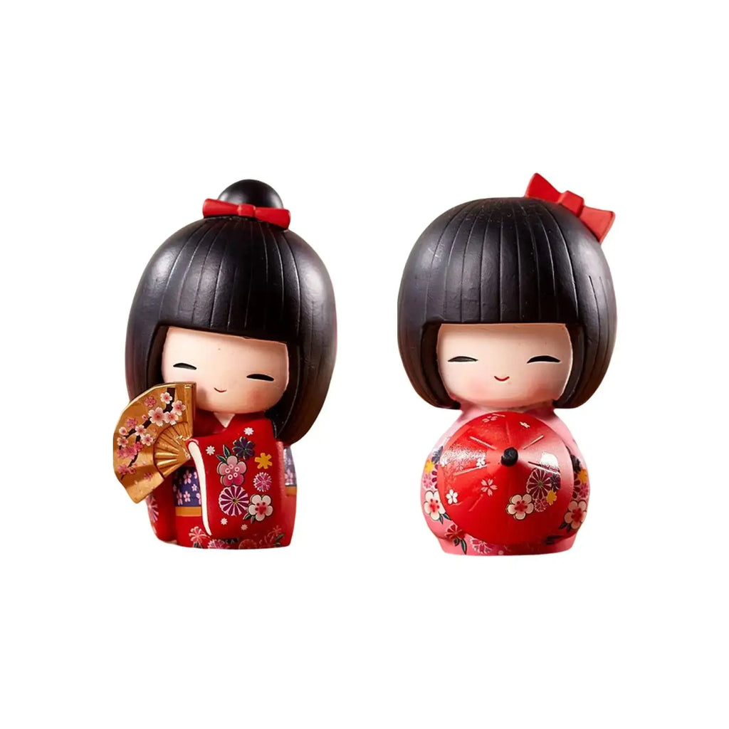 Poupées miniatures japonaises Kokeshi Yoka