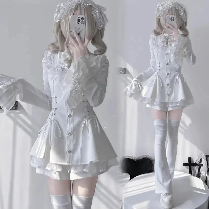 Robe Chemise Gothique Japonaise Yoka