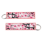 Japanese Key Tag Good Luck Keychains for Car Motorcycles Keys Holder Keyring Women Jet Tag Fashion Jewelry Accessories Gifts Yoka