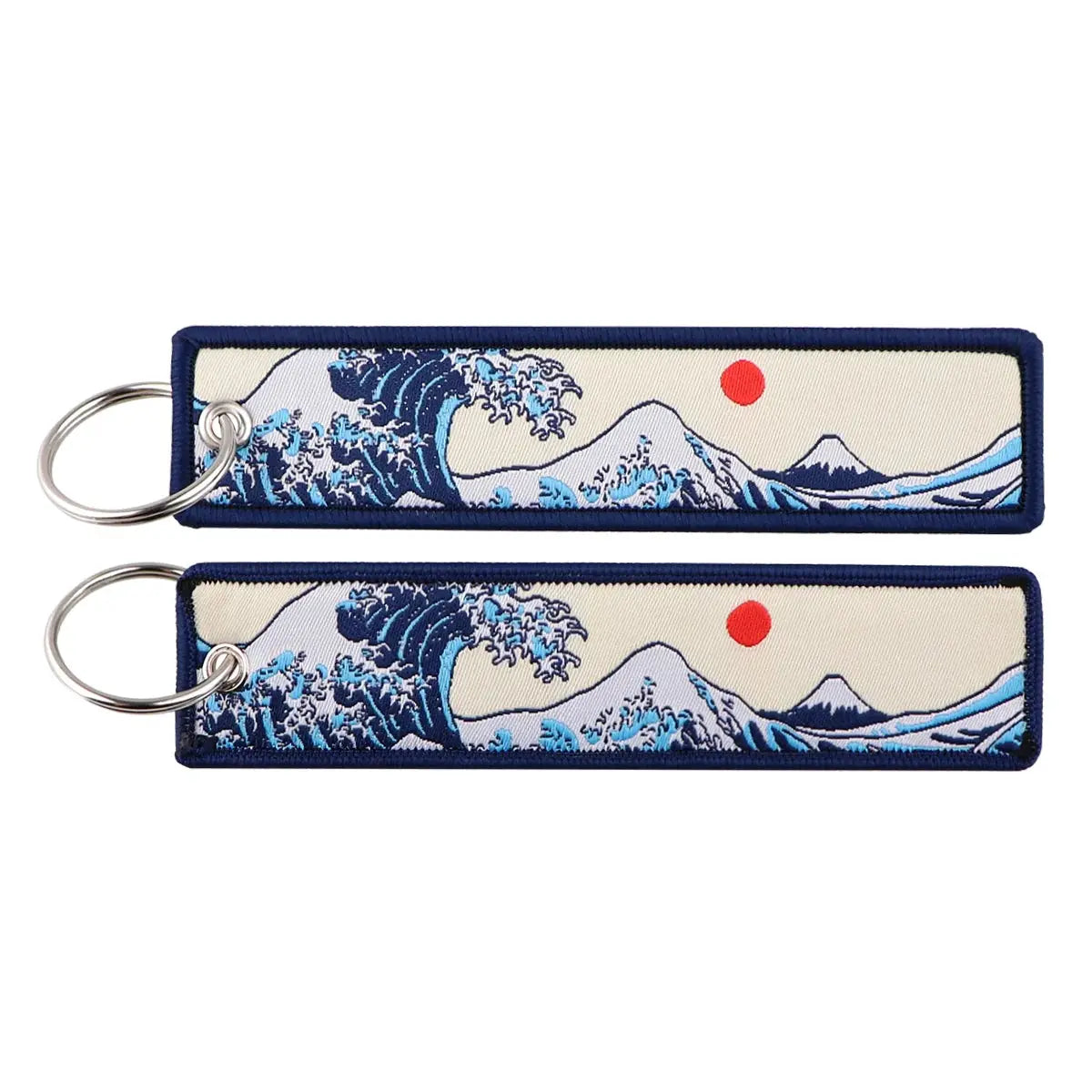 Japanese Key Tag Good Luck Keychains for Car Motorcycles Keys Holder Keyring Women Jet Tag Fashion Jewelry Accessories Gifts Yoka