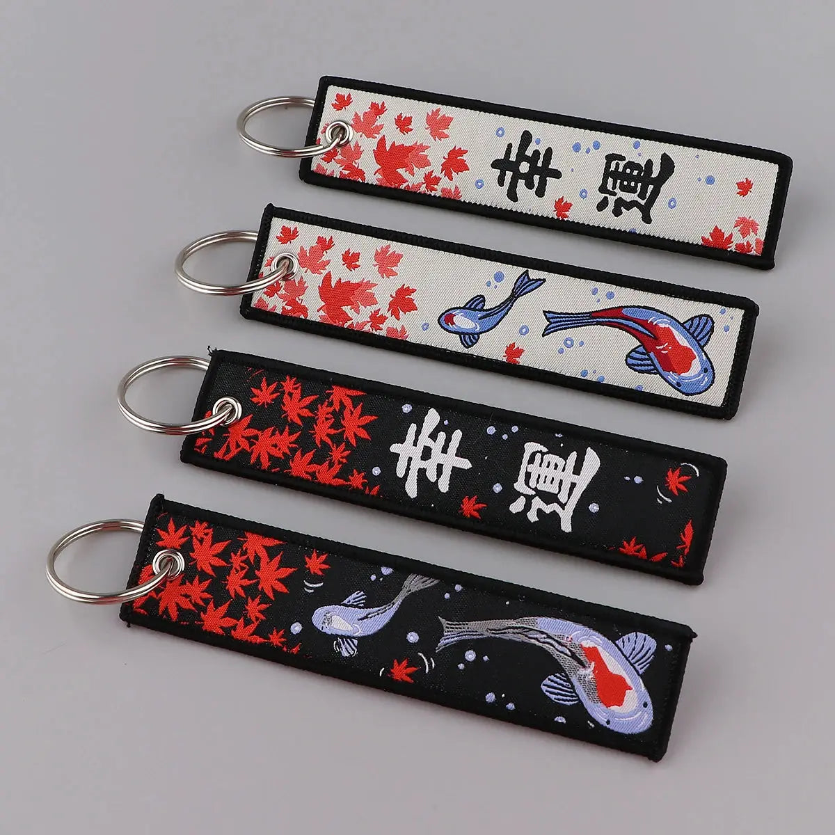 Japanese Key Tag Good Luck Keychains for Car Motorcycles Keys Holder Keyring Women Jet Tag Fashion Jewelry Accessories Gifts Yoka