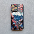 Japanese Mount Fuji Scenic Area Phone Case For iPhone 16 17 14 Pro Max Plus 13 12 11 Mini 15 Pro Max XR XS X Back Covers Yoka