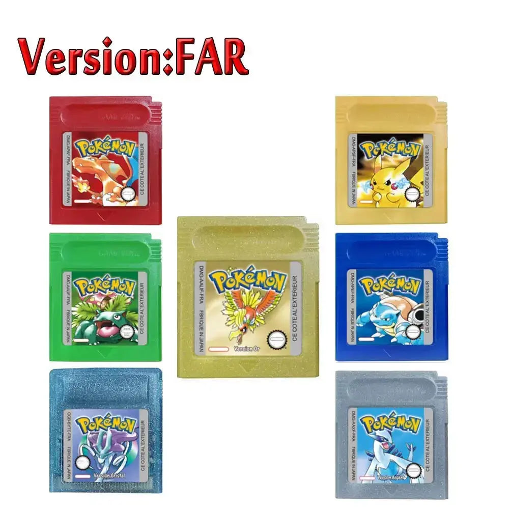 Jeu-vidéo Japonais Pokémon Première Version en Français Yoka