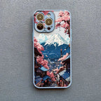 Japanese Mount Fuji Scenic Area Phone Case For iPhone 16 17 14 Pro Max Plus 13 12 11 Mini 15 Pro Max XR XS X Back Covers Yoka