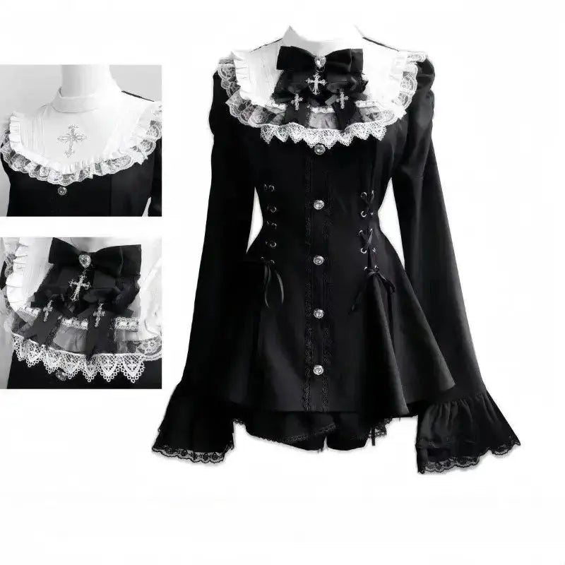 Robe Chemise Gothique Japonaise Yoka