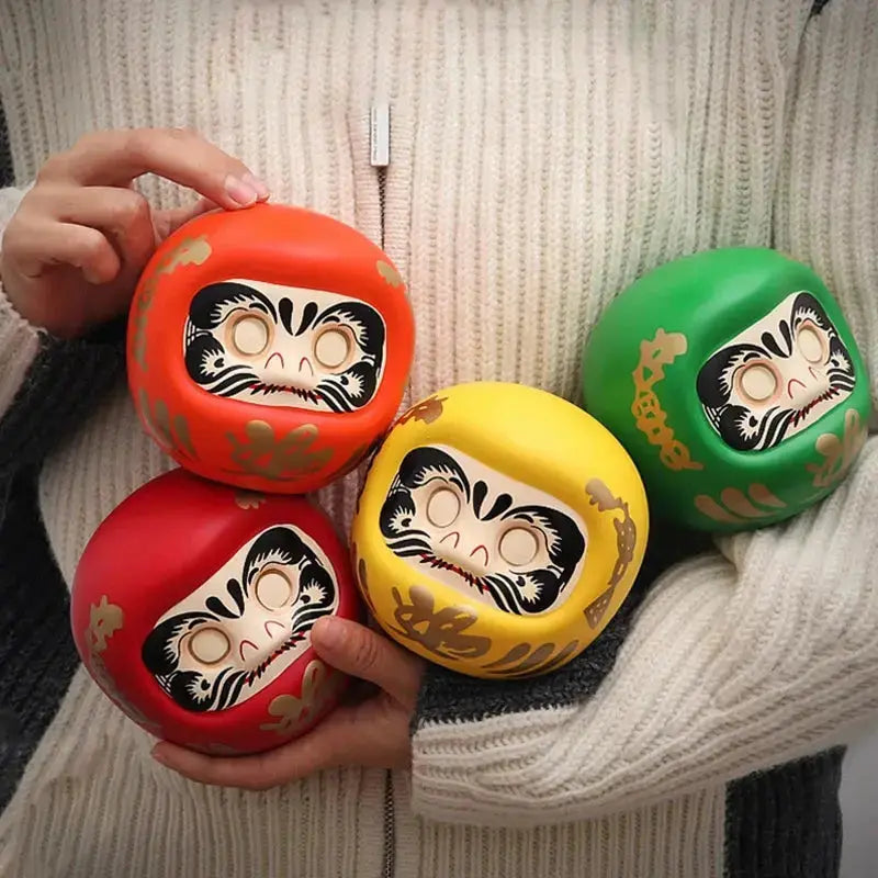 Daruma Japonais Céramique - 11 cm Yoka