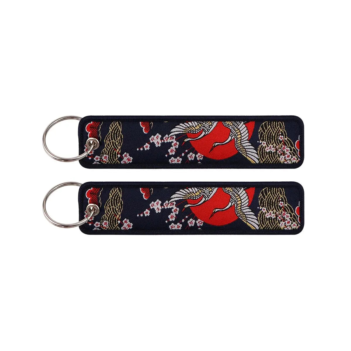 Japanese Key Tag Good Luck Keychains for Car Motorcycles Keys Holder Keyring Women Jet Tag Fashion Jewelry Accessories Gifts Yoka